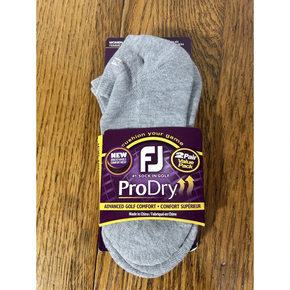 FootJoy Womens Size 6-9 ProDry Low Cut Golf Socks 2 Pair